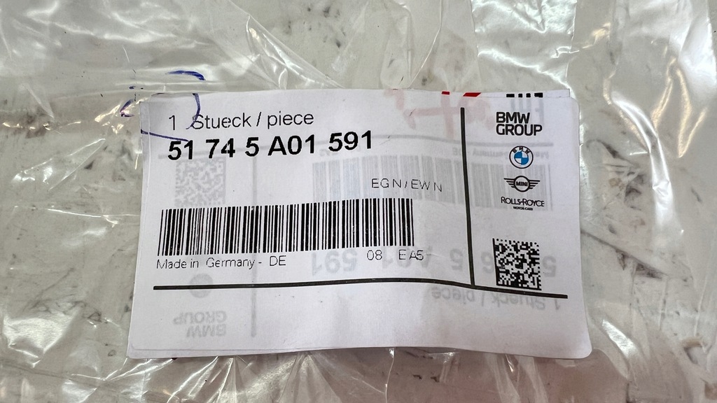 фото №7, Bmw 5 g60 прокладка крышки двигателя левая 5a01591 nowa