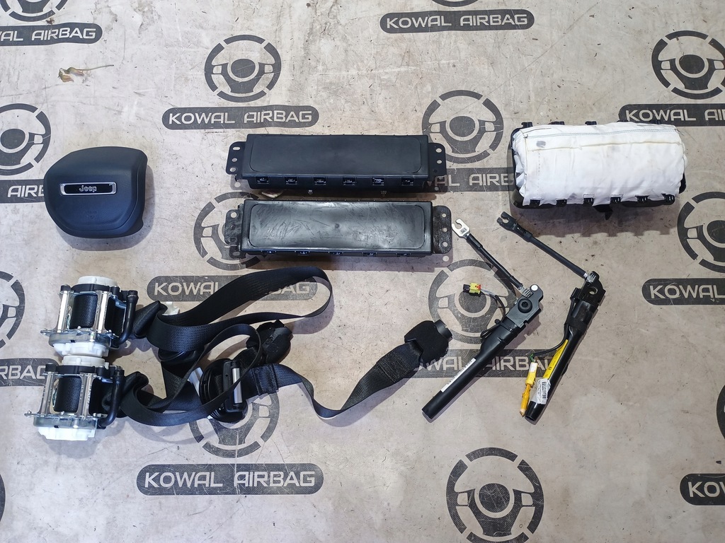 фото №9, Jeep grand cherokee wl приборная панель консоль подушка безопасности подушки безопасности ремни ремонт