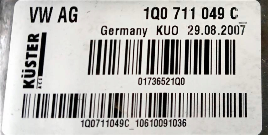 фото №8, Audi a3 8p 1.4 tfsi выборщик передач 1q0711049c