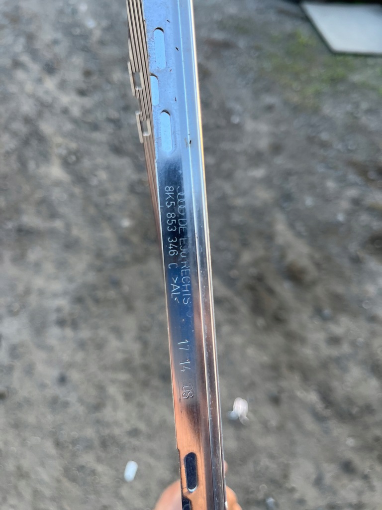 фото №7, Молдинг кузов стекло хром правый audi a4 s4 b8 sedan 8k5853346c