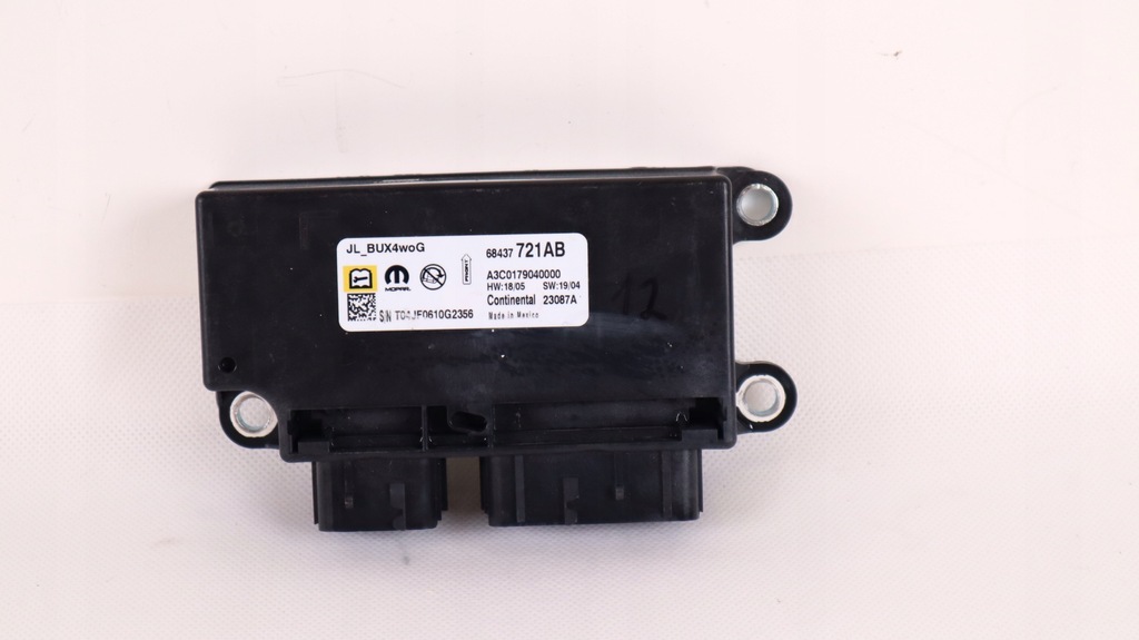 фото №1, Jeep wrangler jl 18- модуль подушка безопасности 68437721ab