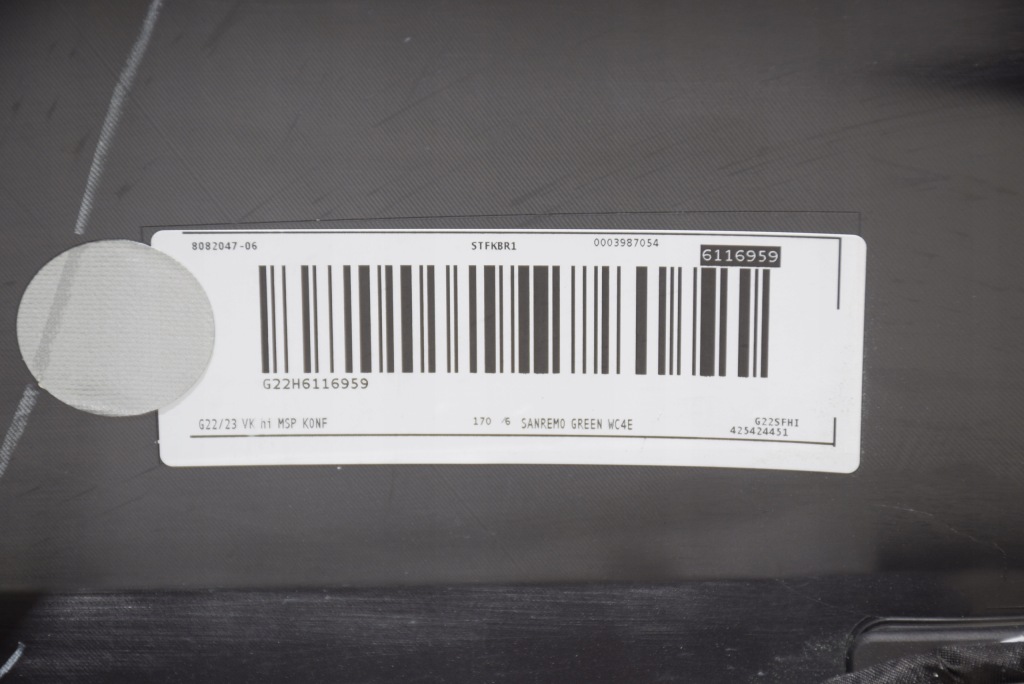 фото №14, Bmw 4 g22 g23 m-pakiet бампер задняя 6 pdc sanremo green c4e do установка