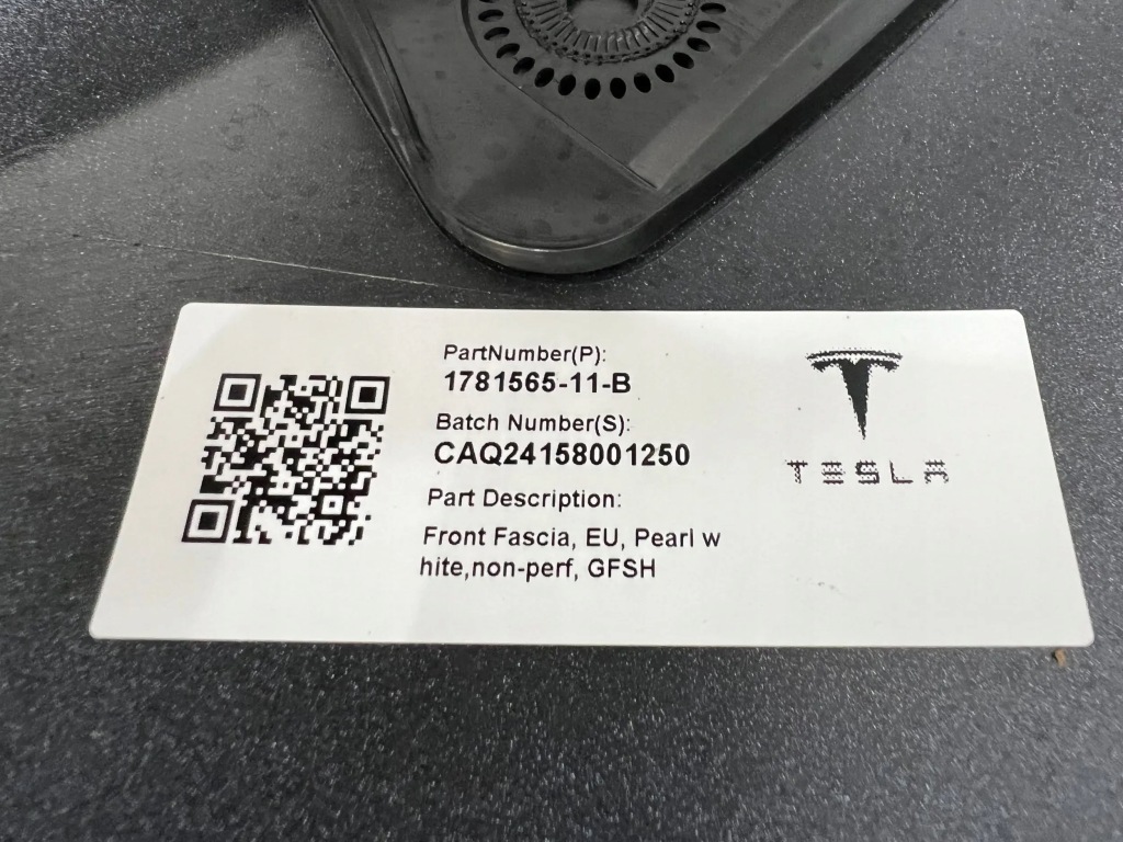 фото №10, Tesla model 3 бампер передний перед 23r- 1781565-11-b highland