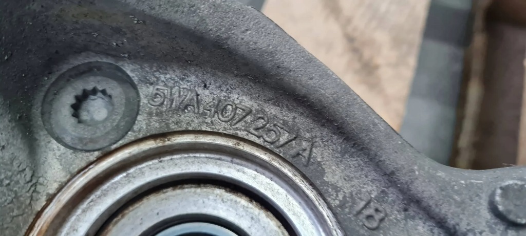 фото №15, S3 8v a3 поворотний кулак ступиця колеса ліва лівий перед 2.0 tfsi 5wa407253a