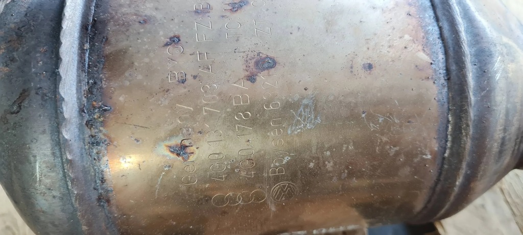 фото №10, A6 c7 4g lift каталізатор фільтр dpf 3.0 tfsi cre 4h0254250r комплект a7 4g