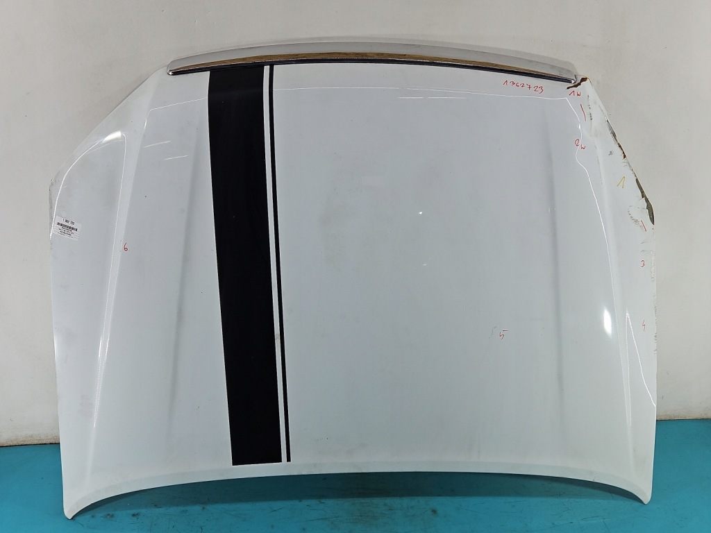 фото №2, Капот передня isuzu d-max ii 11-19 білий