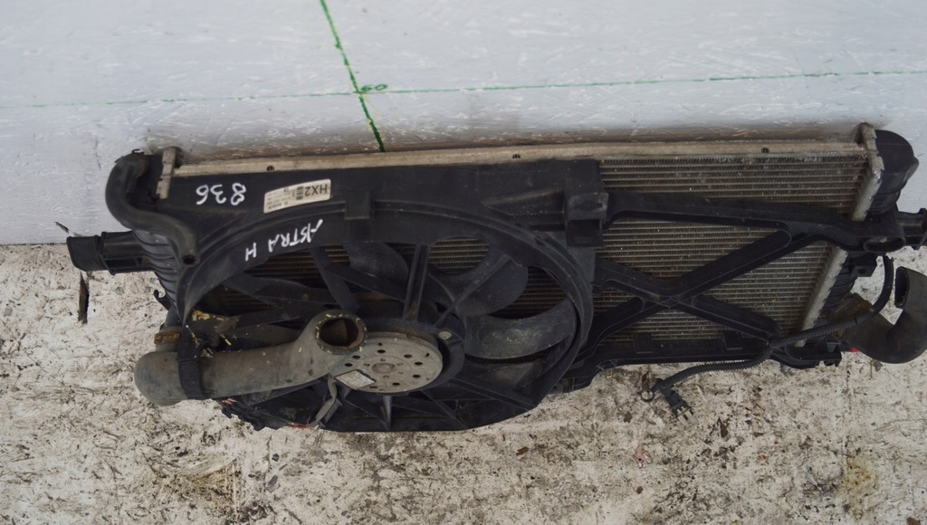 фото №7, Opel astra h вентилятор радіатор wody 1.8