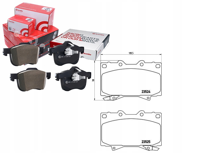 Купить Тормозные колодки тормозные toyota landcruiser 98- brembo