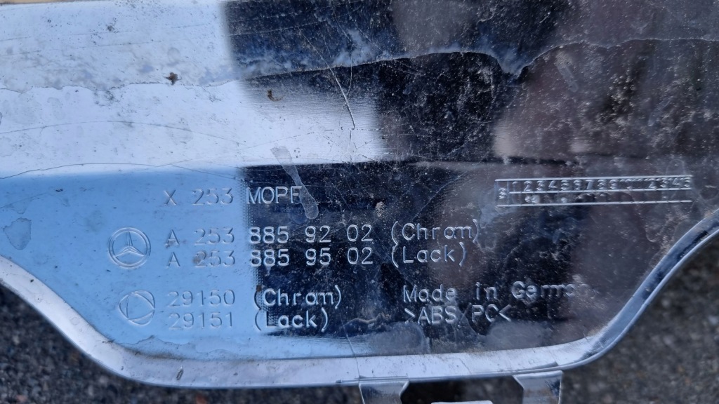 Бампер mercedes glc w253 рестайлинг  19- купе hybrid с Разборки