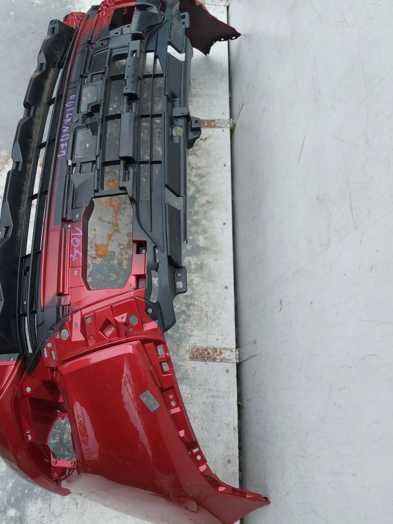 фото №6, Mitsubishi outlander 3 iii lift 15-18 бампер передній перед