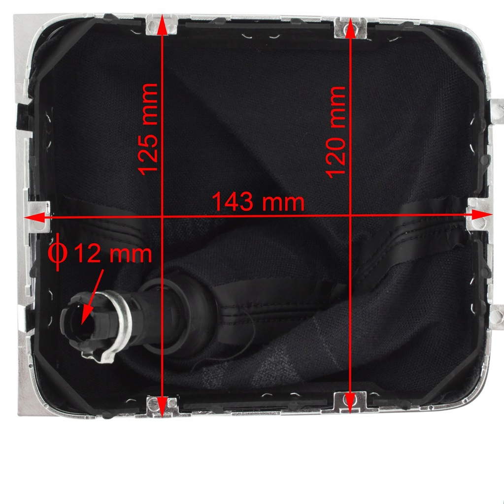 фото №8, Ручка рычаг переключения 5 передач + чехол do vw passat b6 b7 cc