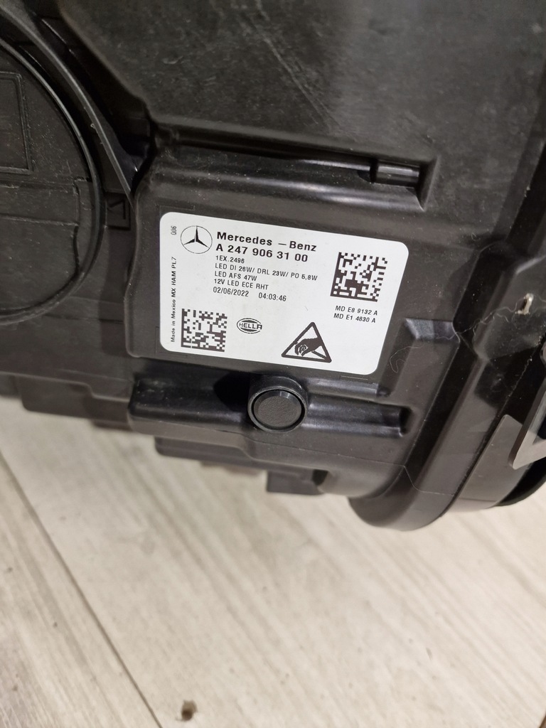 фото №7, Mercedes glb a247 x247 лампа передня ліва full led performance