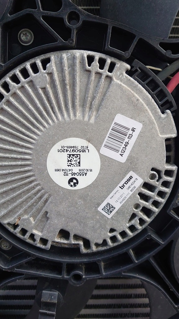 фото №6, Bmw f10 f11 f06 f12 3.0 d радиатор радиатор вентилятор 7594611 комплект