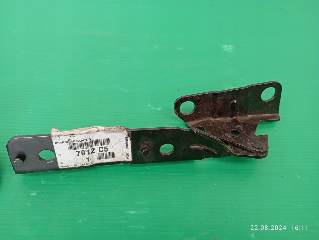фото №6, Петлі капот rh + lh citroen c5 iii 9688215380 /9688215280