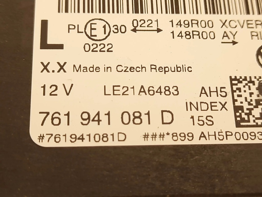 Vw touareg 3 3 рестайлинг  фара перед правая левая full led комплект новая  23r.- с Разборки