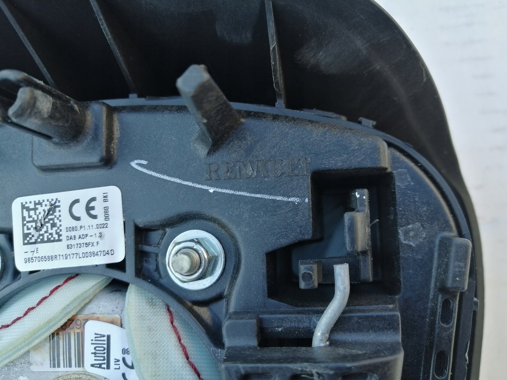 фото №7, Подушка безопасности подушка водителя renault clio iv