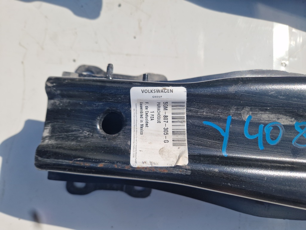 фото №11, Vw golf e-golf r балка усилитель бампера балка бампер задняя задняя 5gm