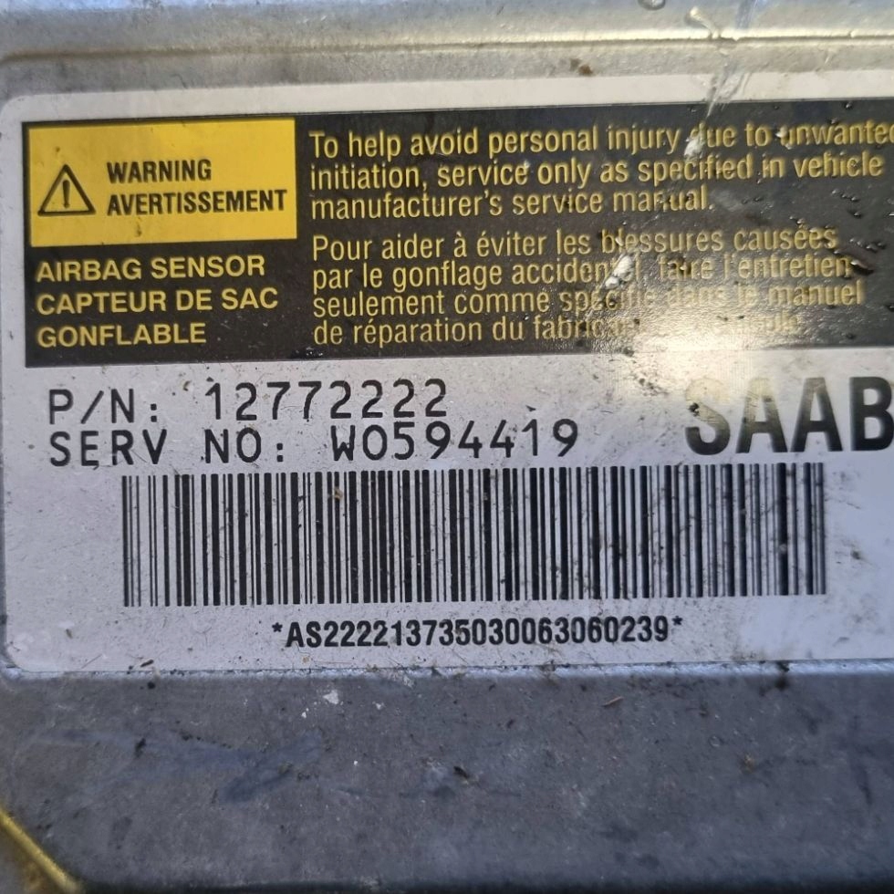 Блок керування модуль подушок подушка безпеки saab 9-5 i європа 12772222 Київ