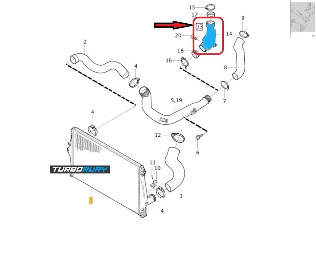 фото №7, Резонатор труба wąż turbo volvo s60 i v70 ii xc70 xc90 2.4 d 30740895