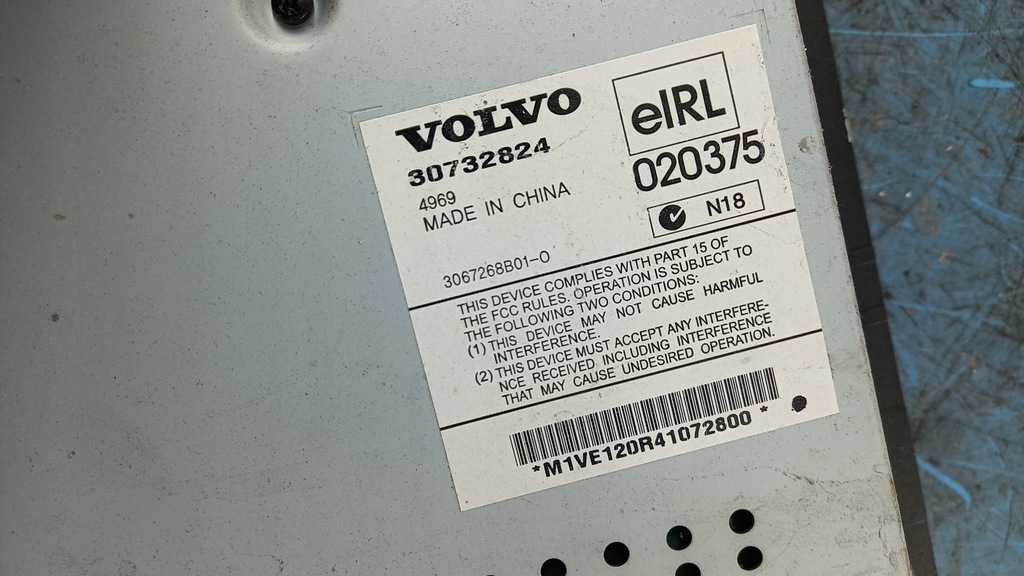 фото №3, Підсилювач радіо volvo s40 v50 30732824