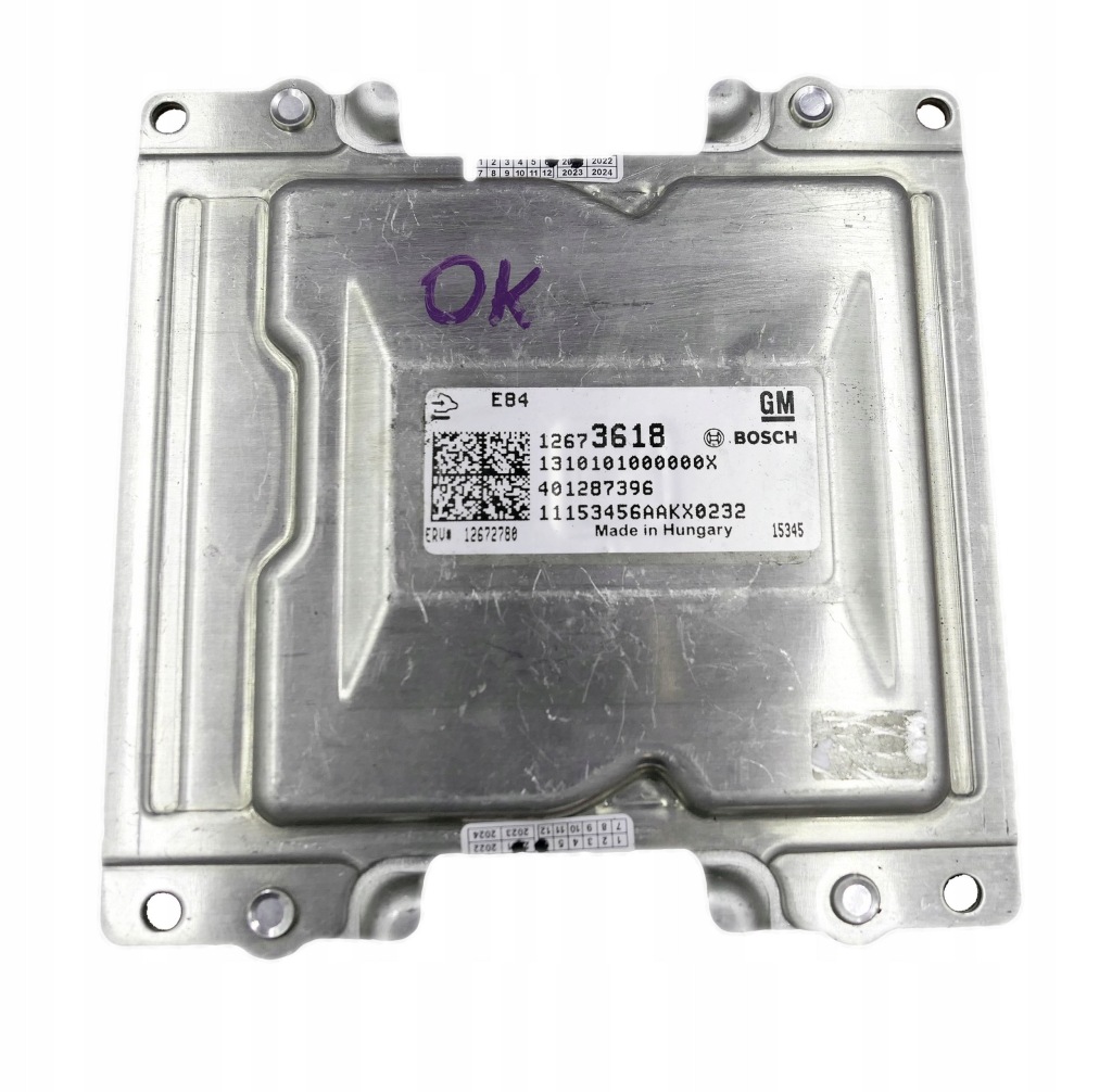 фото №1, Opel karl 2016 блок управления двигателя 12672780