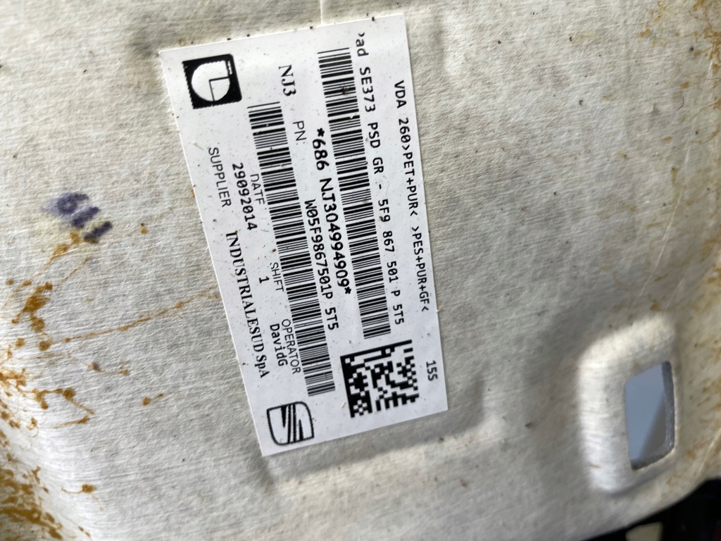 фото №14, Seat leon iii fr kombi потолок потолок панорама kompletny