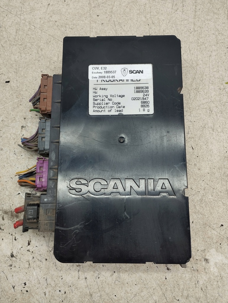 фото №1, Cuv блок керування світла scania r 1889538
