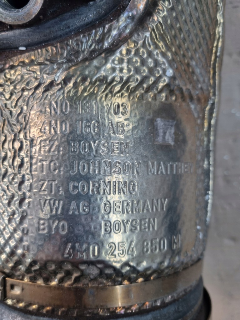 фото №5, Катализатор dpf audi rs q8 левый правый 4m0254850m 4m0254801g idealne 5tys km