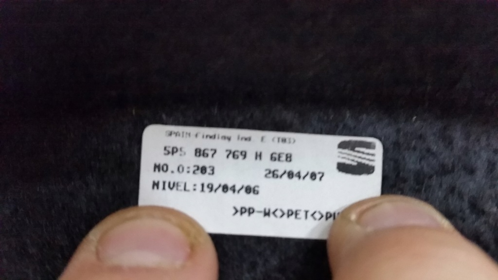 фото №10, Seat toledo iii 08- задняя полка 5p5867769