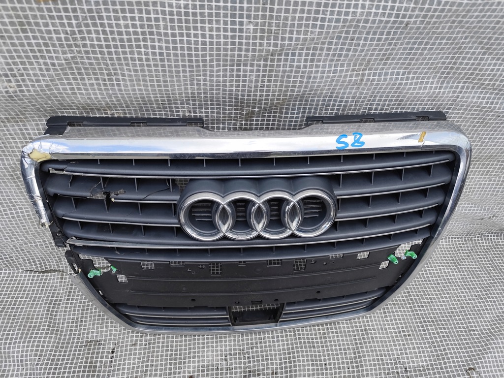 фото №9, Audi a8 d3 4e0 w12 s8 решётка радиатора решётка радиатора pod радар acc distronic 4e0853651ab