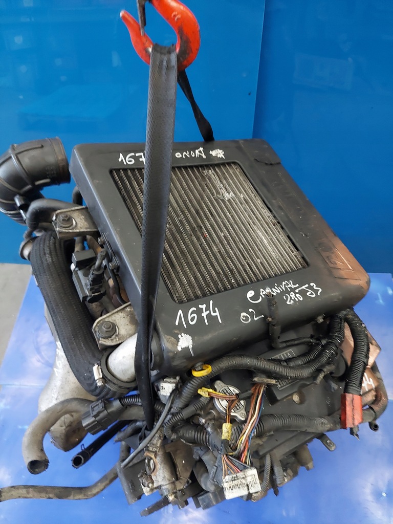 фото №9, Двигун carnival 2.9 crdi 186.000 km j3