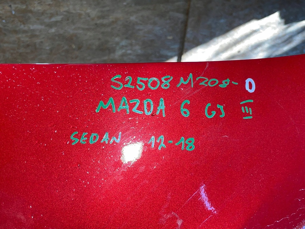 фото №12, Mazda 6 gj iii 3 12-18 sedan бампер задняя задний