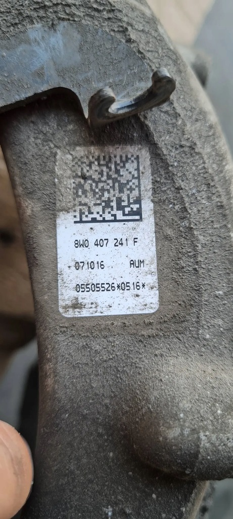 фото №14, A4 b9 8w поворотний кулак ліва лівий перед передня 8w0407559 a5 8w