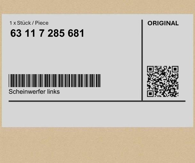 фото №1, Фара лівий bmw 3 f34