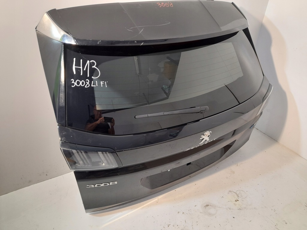 фото №9, Peugeot 3008 ii lift задняя крышка багажника h13