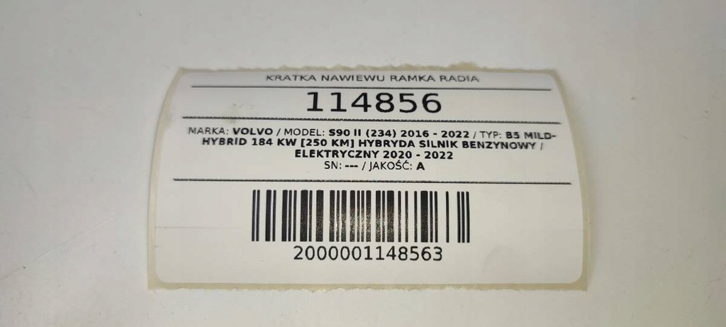 фото №11, Решётка обдув рамка радио dekor молдинг хром volvo s90 ii 31403974