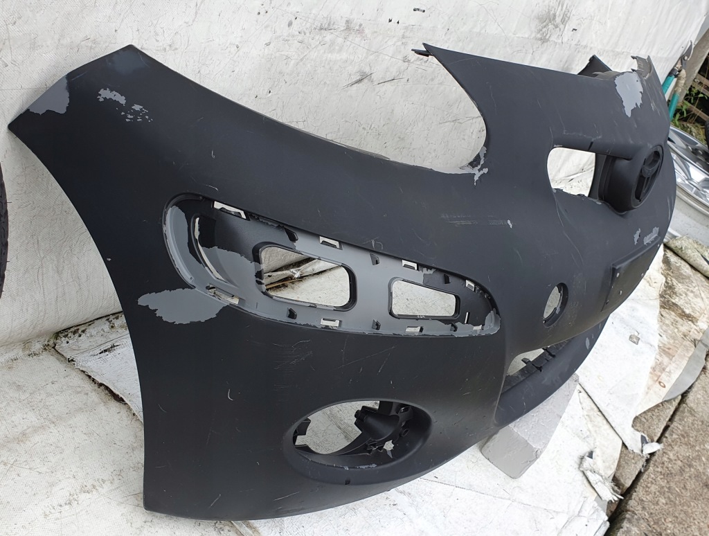 фото №4, Toyota aygo i lift 2008- бампер перед