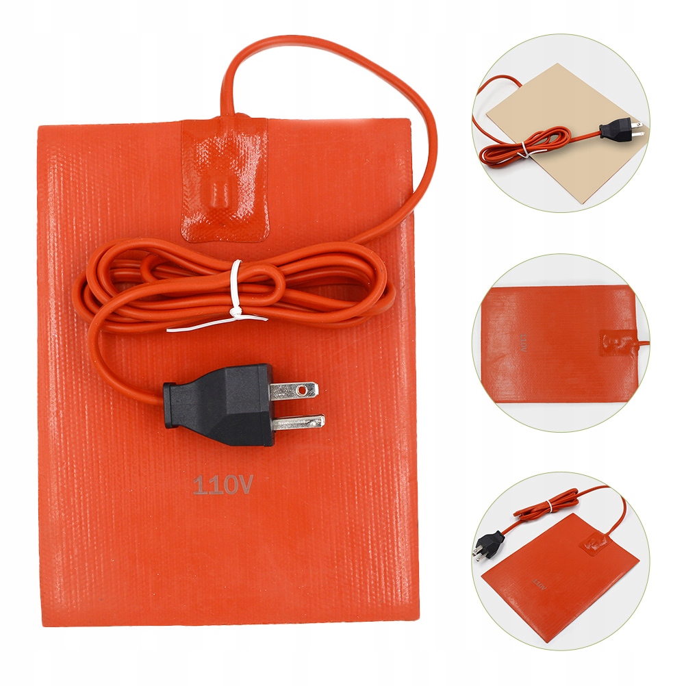 фото №10, Підкладка підігрівача блок двигуна автомобіля підкладка підігрівача картера масляний автомобіля підкладка силіконова us p