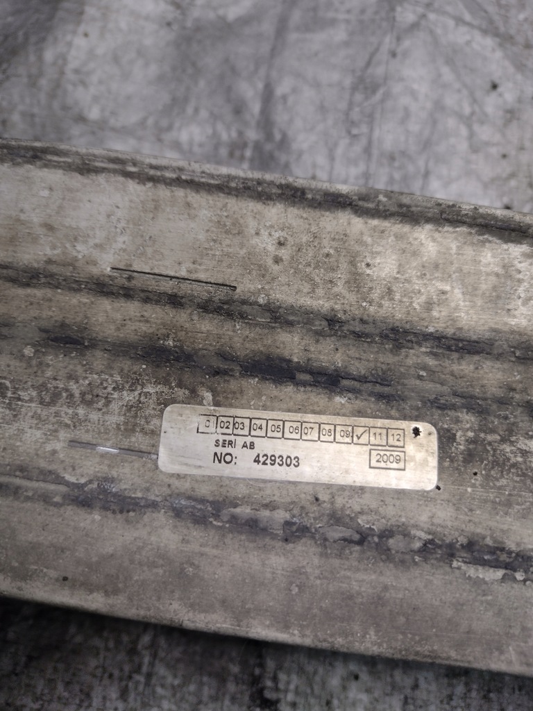 фото №12, Интеркулер fiat doblo i lift 1,9 jtd оригинальный номер 46849068