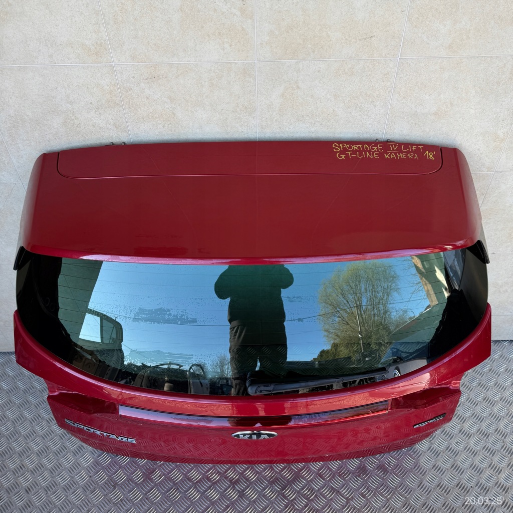 фото №5, Крышка багажника задняя комплектная kia sportage iv gt line 2018 rok камера