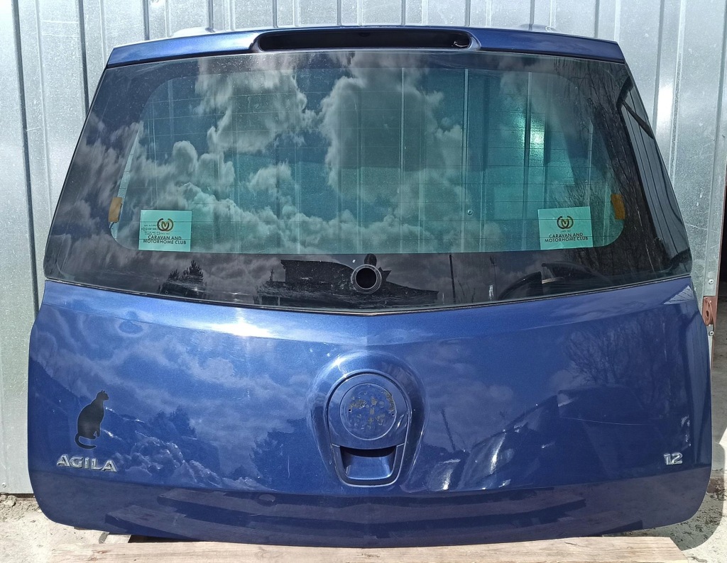 фото №1, Крышка багажника задняя opel opel agila b 08-14 ori лак zchd