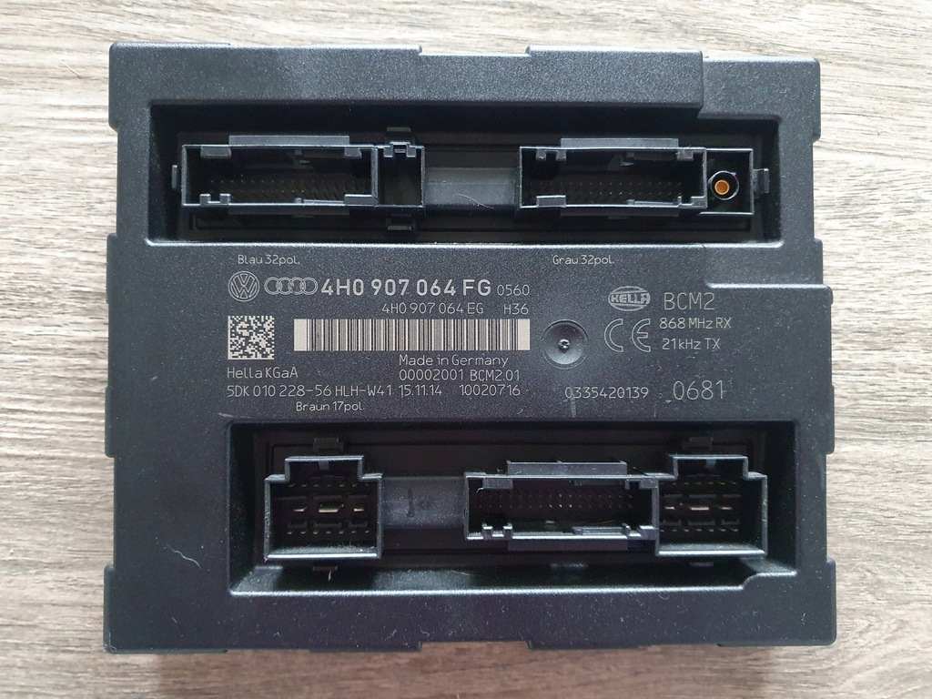 фото №1, Модуль комфорта 4h0907064fg audi a6 c7