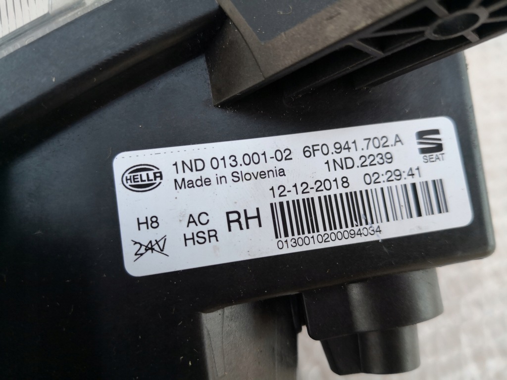 фото №11, Seat ibiza v 6f0 протитуманна фара передній правий