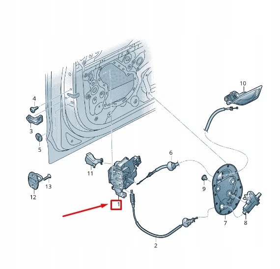 фото №8, Audi q8 4mn замок дверь задних правых 4k0839016p oem