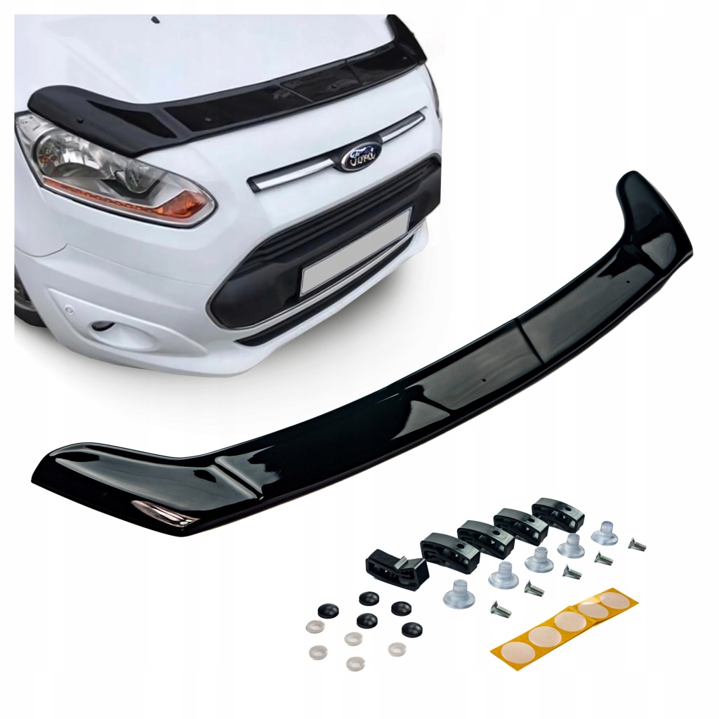 фото №1, Защита капот ветровик do ford transit tourneo connect 2014-2018 | abs
