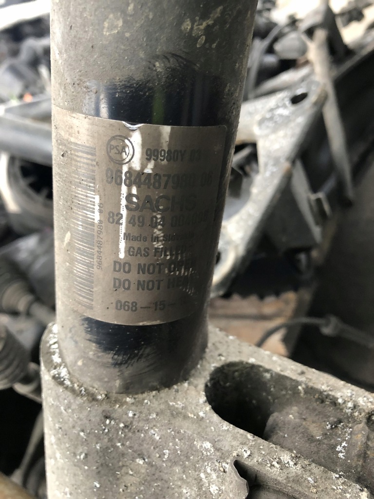 фото №5, Partner ii berlingo ii поворотний кулак ліва амортизатор