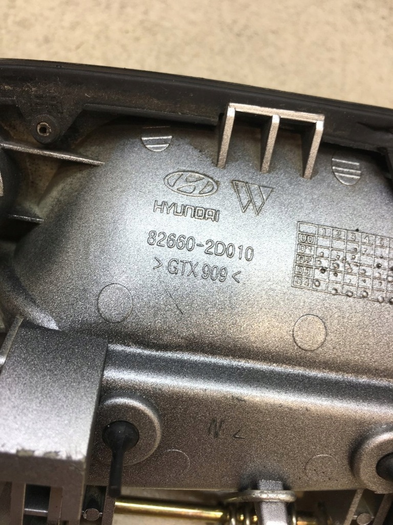 фото №6, Ручка зовнішня правий перед hyundai elantra iii