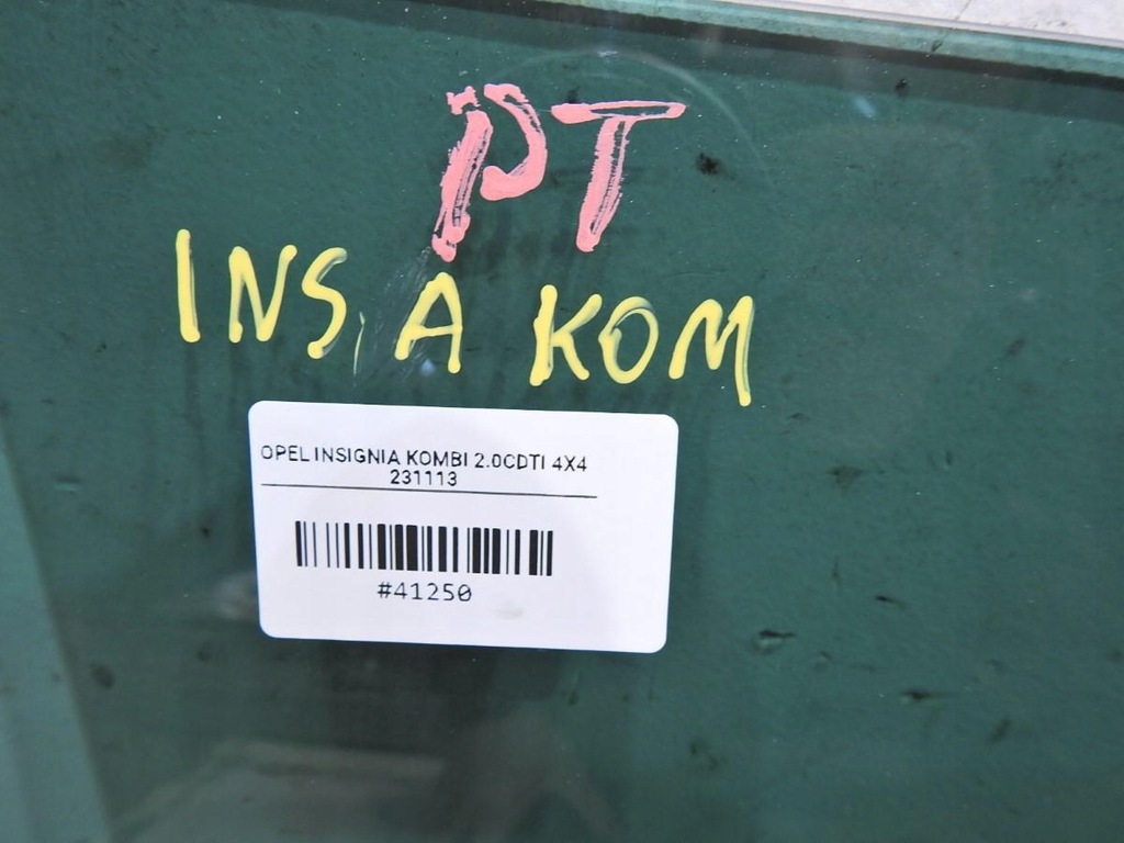 фото №2, Стекло дверь правый задняя opel insignia a kombi