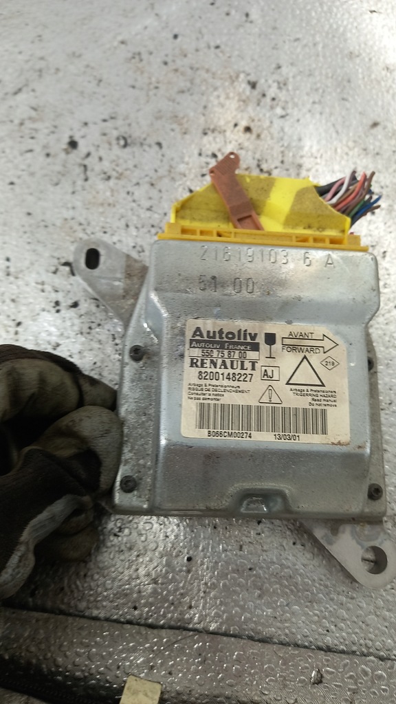 фото №1, Датчик подушка безопасности renault laguna 01r ii