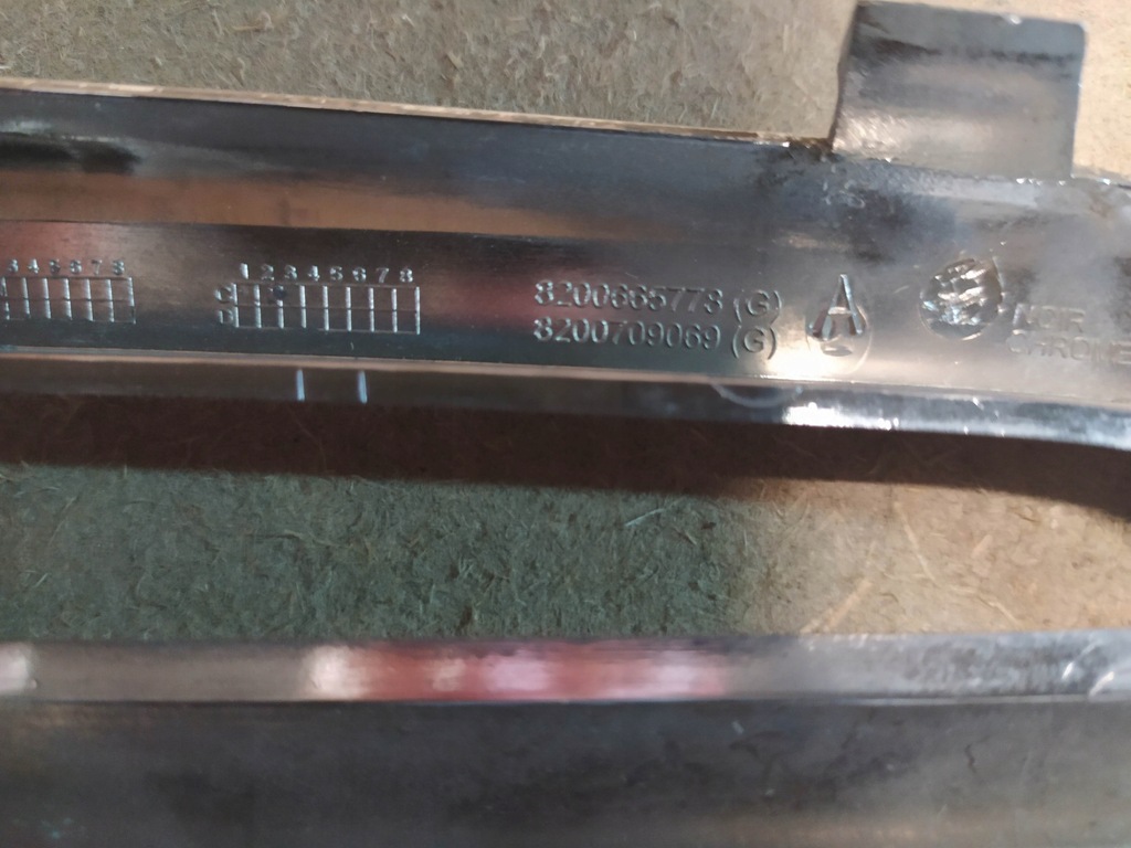 фото №10, Решітка бампера ліва renault modus lift